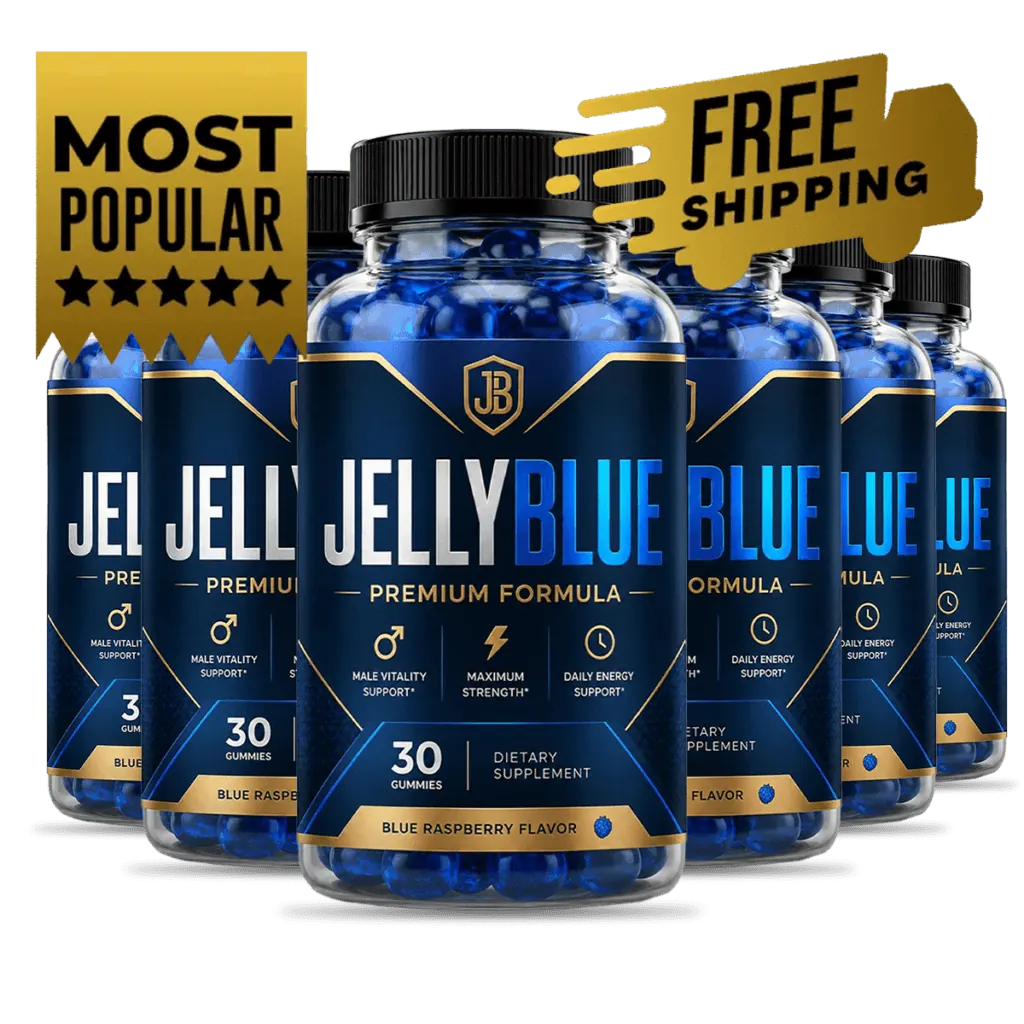 JellyBlue six-bottle package